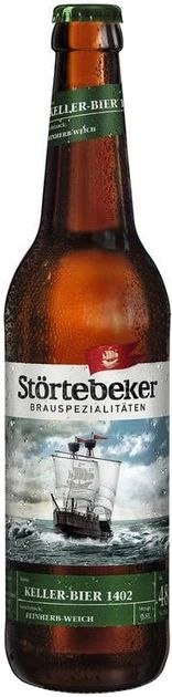 Пиво Stortebeker Bio Keller-Bier 1402 світле нефільтр. 4.8% 0.5 л скло